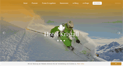 Desktop Screenshot of hotelkristall.com