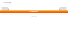 Tablet Screenshot of hotelkristall.at